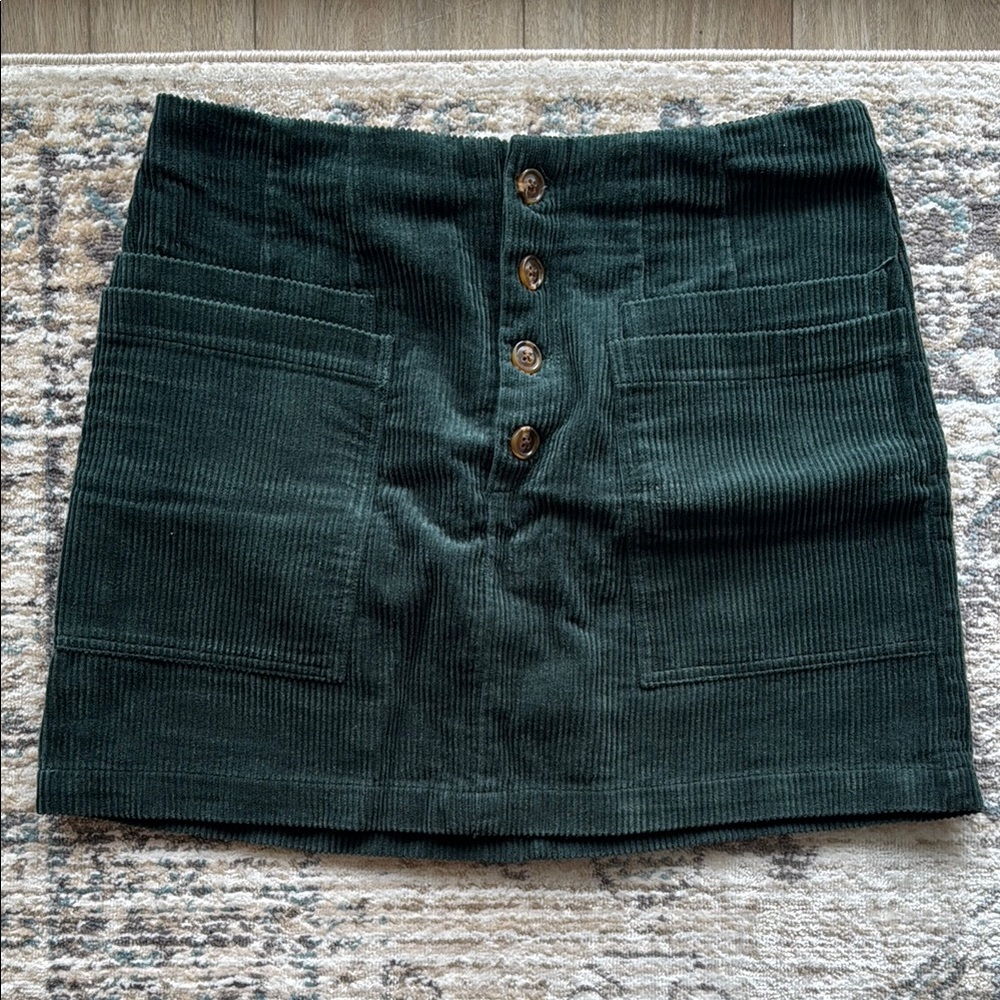 Forever 21 Green Mini Pencil Skirt Casual